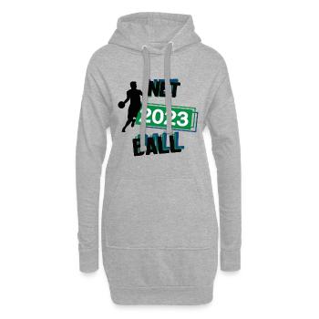 Netball 2023 Netballer Netballspieler Ballsport - Hoodie-Kleid - Grau meliert - Vorne