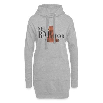NEU-Bärlinär - NEUBärlinär - Neu-Berliner - Hoodie-Kleid - Grau meliert - Vorne