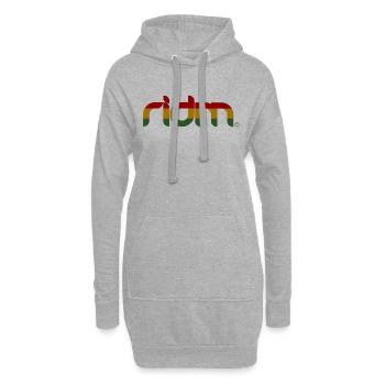 ridm rastacolor - Hoodie-Kleid - Grau meliert - Vorne