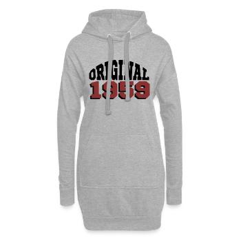 Original 1959 - Hoodie-Kleid - Grau meliert - Vorne