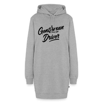 Gentleman Driver - Sweat-shirt à capuche long Femme - gris chiné - Devant