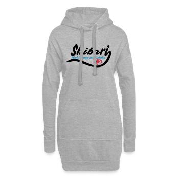 Shibari World 1 3-farbig - Hoodie-Kleid - Grau meliert - Vorne