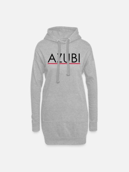 Azubi - Hoodie-Kleid - Grau meliert