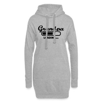 Opa - Hoodie-Kleid - Grau meliert - Vorne