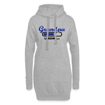 Opa - Hoodie-Kleid - Grau meliert - Vorne