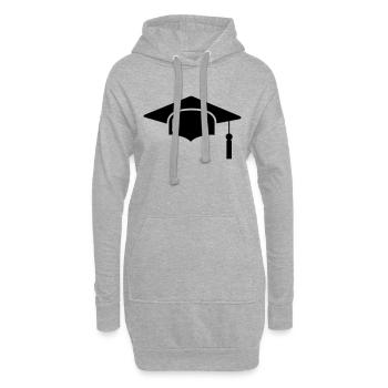 Abschluss - Hoodie-Kleid - Grau meliert - Vorne