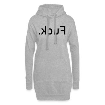 Ficken - Hoodie-Kleid - Grau meliert - Vorne