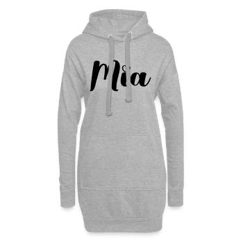 MIA - Sweat-shirt à capuche long Femme - gris chiné - Devant