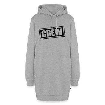 équipage - Sweat-shirt à capuche long Femme - gris chiné - Devant