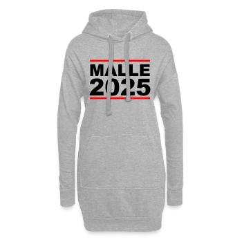 malle 2025 - Hoodie-Kleid - Grau meliert - Vorne