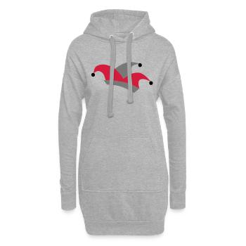 karneval - Hoodie-Kleid - Grau meliert - Vorne