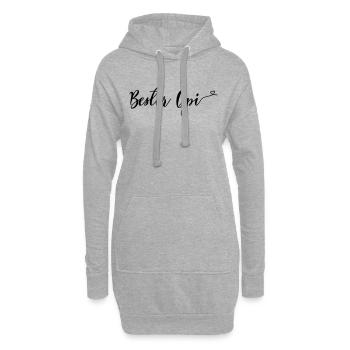 bester_opi - Hoodie-Kleid - Grau meliert - Vorne
