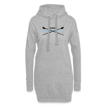 Rowing, Crew - Sweat-shirt à capuche long Femme - gris chiné - Devant
