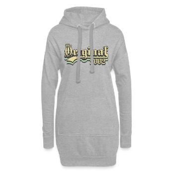 Geboren in 2002 das Original - Hoodie-Kleid - Grau meliert - Vorne