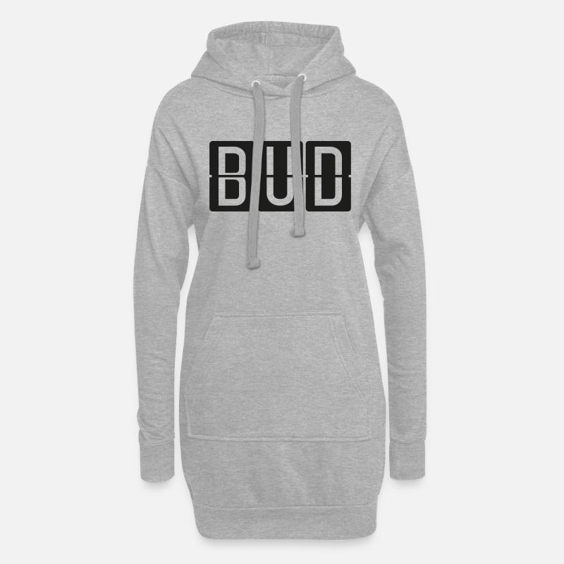 Budapest - Hoodie-Kleid - Grau meliert