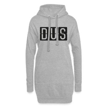 Düsseldorf - Hoodie-Kleid - Grau meliert - Vorne