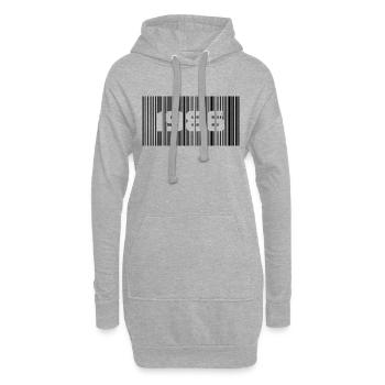 Année de naissance Anniversaire Né en - Fabriqué en 1986 - Sweat-shirt à capuche long Femme - gris chiné - Devant