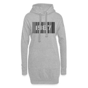 Geburtsjahr Geburtstag Born In 1987 - Made in 1987 - Hoodie-Kleid - Grau meliert - Vorne