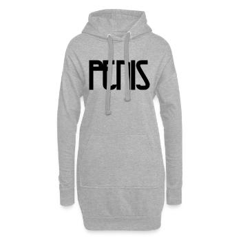 Penis Cliché - Hoodie-Kleid - Grau meliert - Vorne