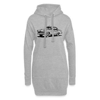molumen-GAZ-21-2 - Hoodie-Kleid - Grau meliert - Vorne