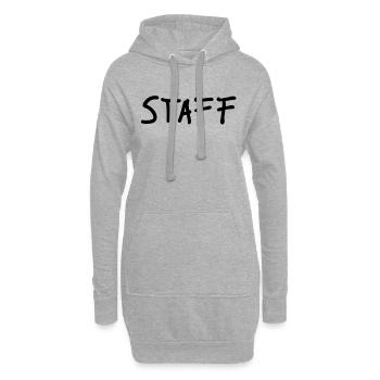 staff - Hoodie-Kleid - Grau meliert - Vorne