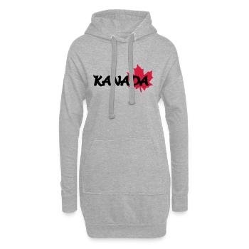Kanada - Hoodie-Kleid - Grau meliert - Vorne