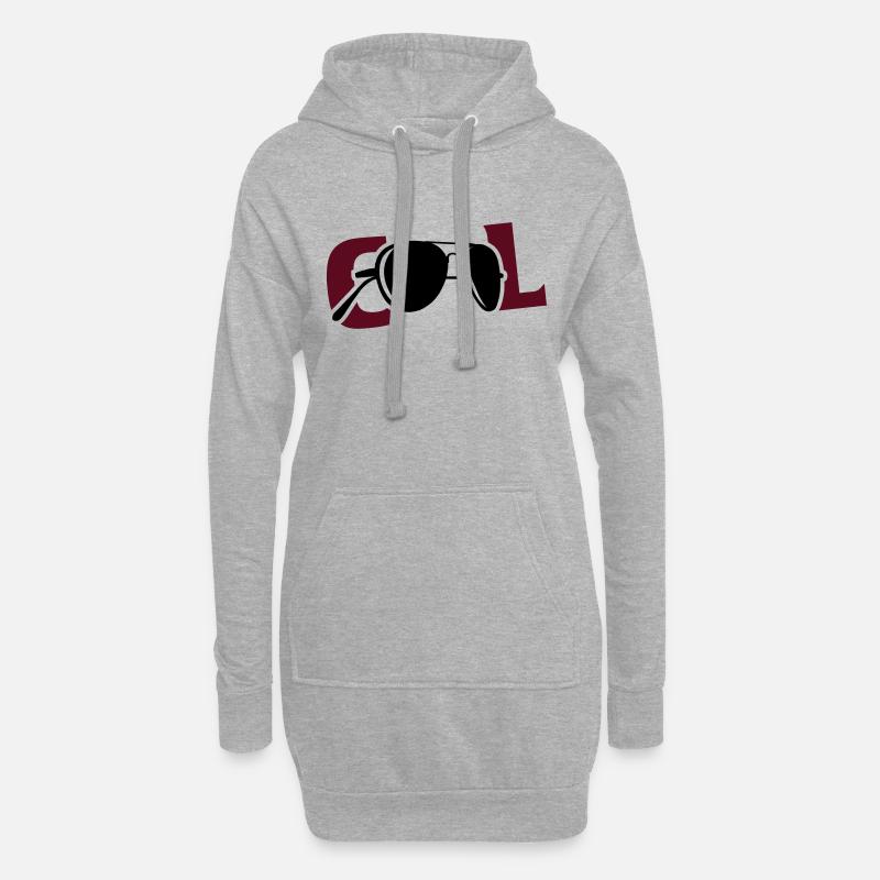 COOL - Hoodie-Kleid - Grau meliert
