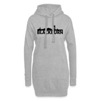 Blackburn England Skyline Geschenk Idee UK - Hoodie-Kleid - Grau meliert - Vorne