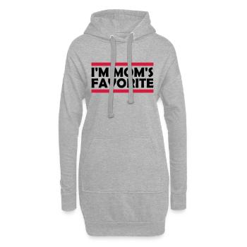 I m mom s - Hoodie-Kleid - Grau meliert - Vorne