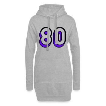 80. 80 JAHRE. 80-JÄHRIGES JUBILÄUM. 80-JÄHRIGES JUBILÄUM - Hoodie-Kleid - Grau meliert - Vorne