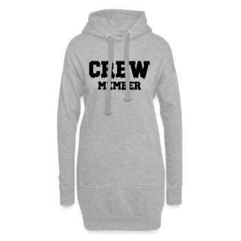 Membre d’équipage - Sweat-shirt à capuche long Femme - gris chiné - Devant