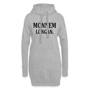 Mannheim Monnem Mannheimat - Sweat-shirt à capuche long Femme - gris chiné - Devant