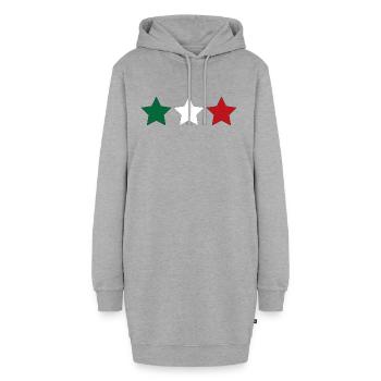 italien italy - Hoodie-Kleid - Grau meliert - Vorne