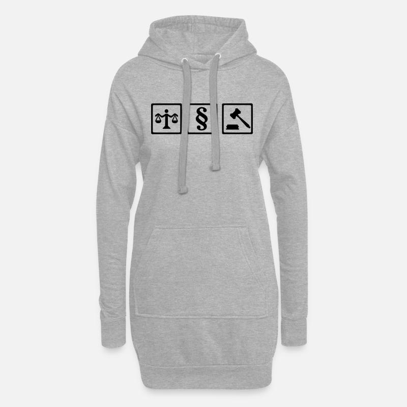 Richter - Hoodie-Kleid - Grau meliert
