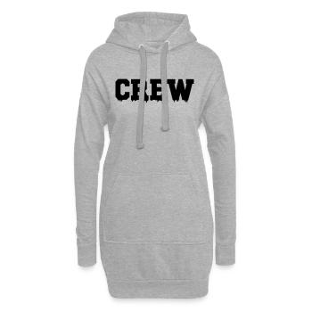 crew - Hoodie-Kleid - Grau meliert - Vorne