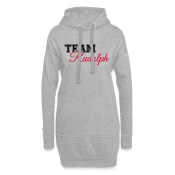 Team Rudolph - Hoodie-Kleid - Grau meliert - Vorne