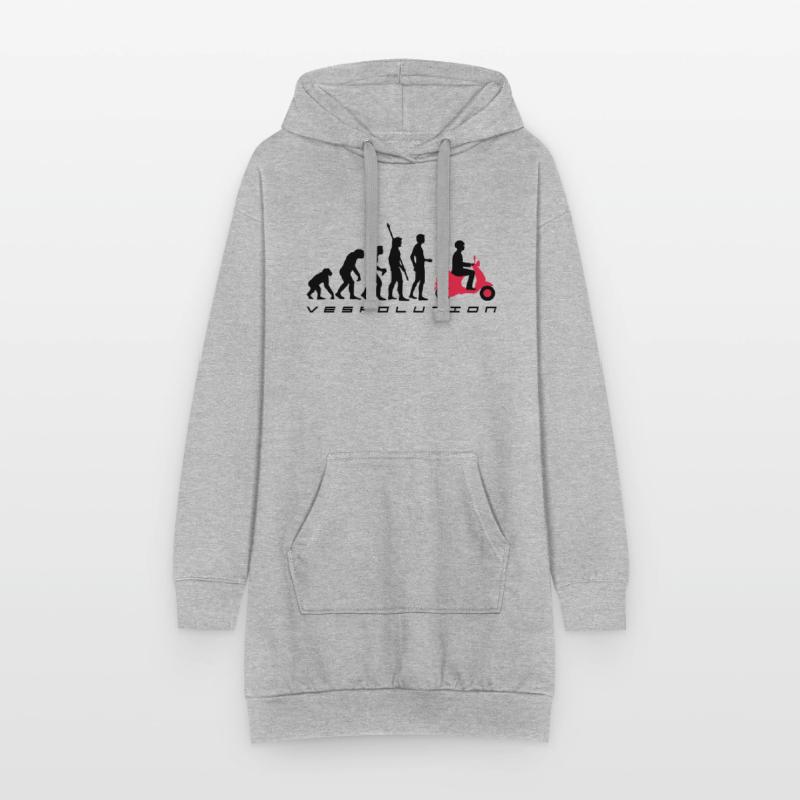vespolution evolution__b_2c Hoodie-Kleid