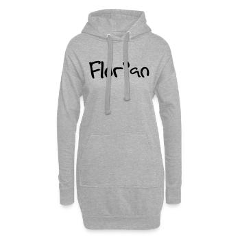 florian - Hoodie-Kleid - Grau meliert - Vorne