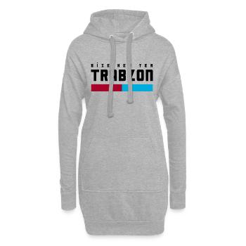 Bize her yer Trabzon - Hoodie-Kleid - Grau meliert - Vorne