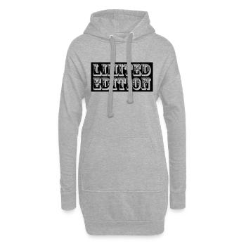 Limited Edition - Hoodie-Kleid - Grau meliert - Vorne