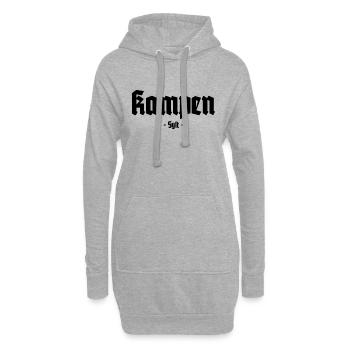 Kampen - Sylt - Nordsee - Insel - Urlaub - Strand - Hoodie-Kleid - Grau meliert - Vorne