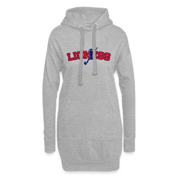 Lionnes championnes d’Angleterre de football féminin 2022 - Sweat-shirt à capuche long Femme - gris chiné - Devant
