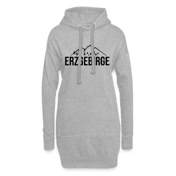 Erzgebirge - Hoodie-Kleid - Grau meliert - Vorne