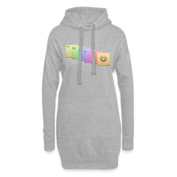 Awesome - Hoodie-Kleid - Grau meliert - Vorne