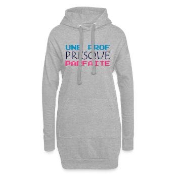 Schule / Lehrer / Lehrer / Lehrer / Lehrer - Hoodie-Kleid - Grau meliert - Vorne