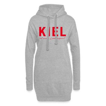 Kiel T-Shirt – Parfait pour les vrais fans - Sweat-shirt à capuche long Femme - gris chiné - Devant