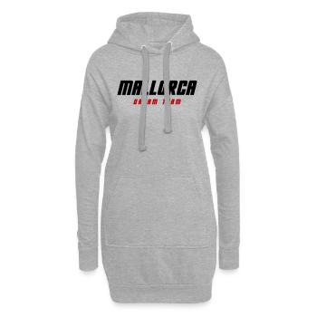 Équipe de rêve de Majorque - Sweat-shirt à capuche long Femme - gris chiné - Devant