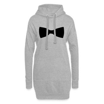 Fliege - Hoodie-Kleid - Grau meliert - Vorne