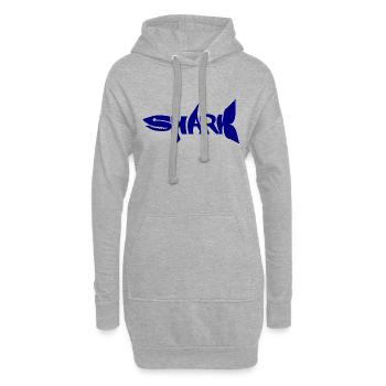 Shark - Hoodie-Kleid - Grau meliert - Vorne