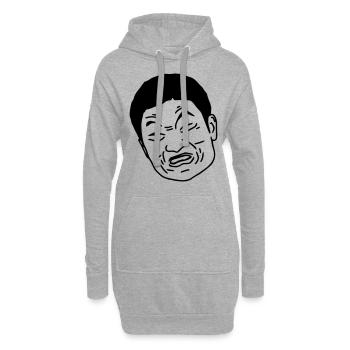 IMPOSSIBRU - MEME - Hoodie-Kleid - Grau meliert - Vorne